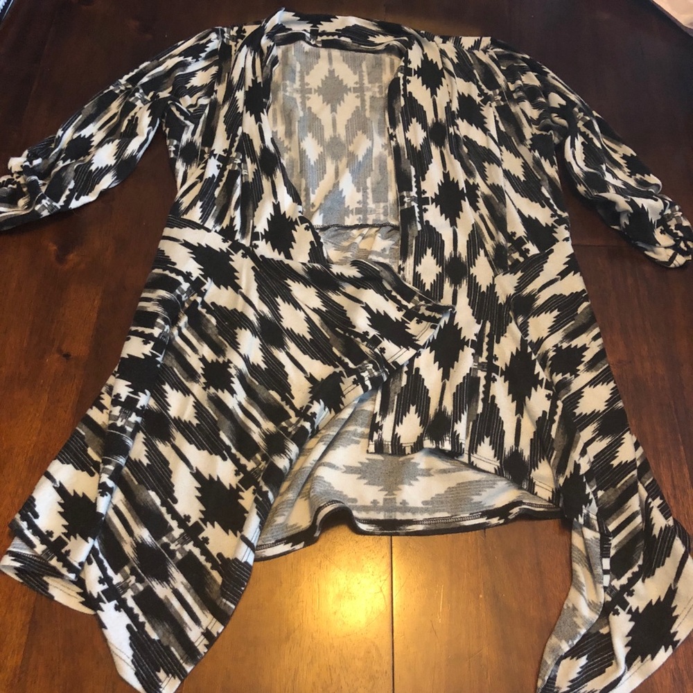 Tribal print cardigan